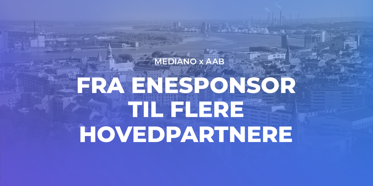 Fra enesponsor til flere hovedpartnere